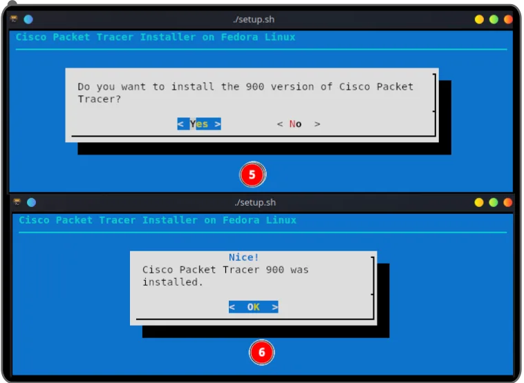 Cisco Packet Tracer successful installation using thiagoojack GitHub script