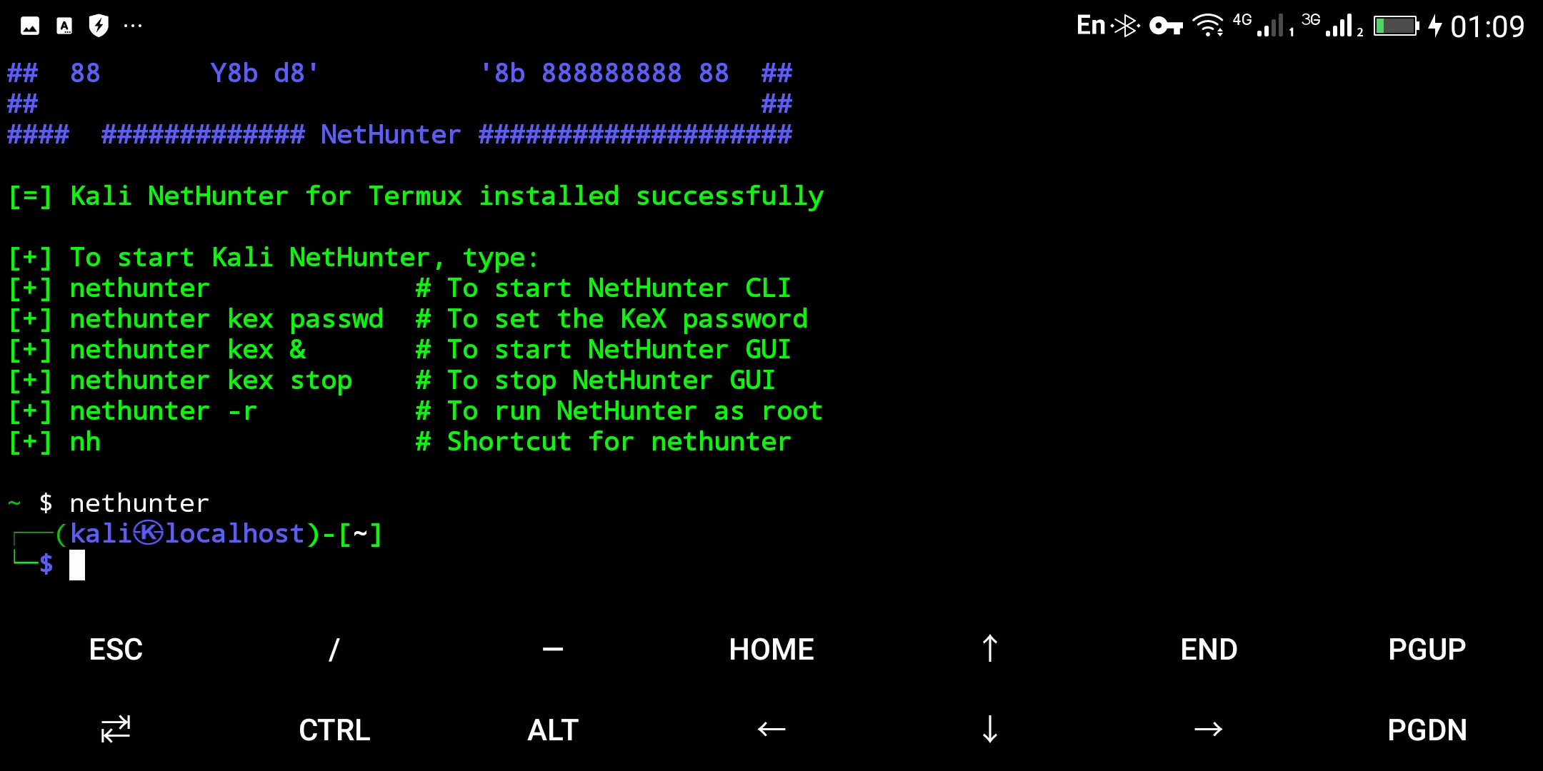 Nethunter cli